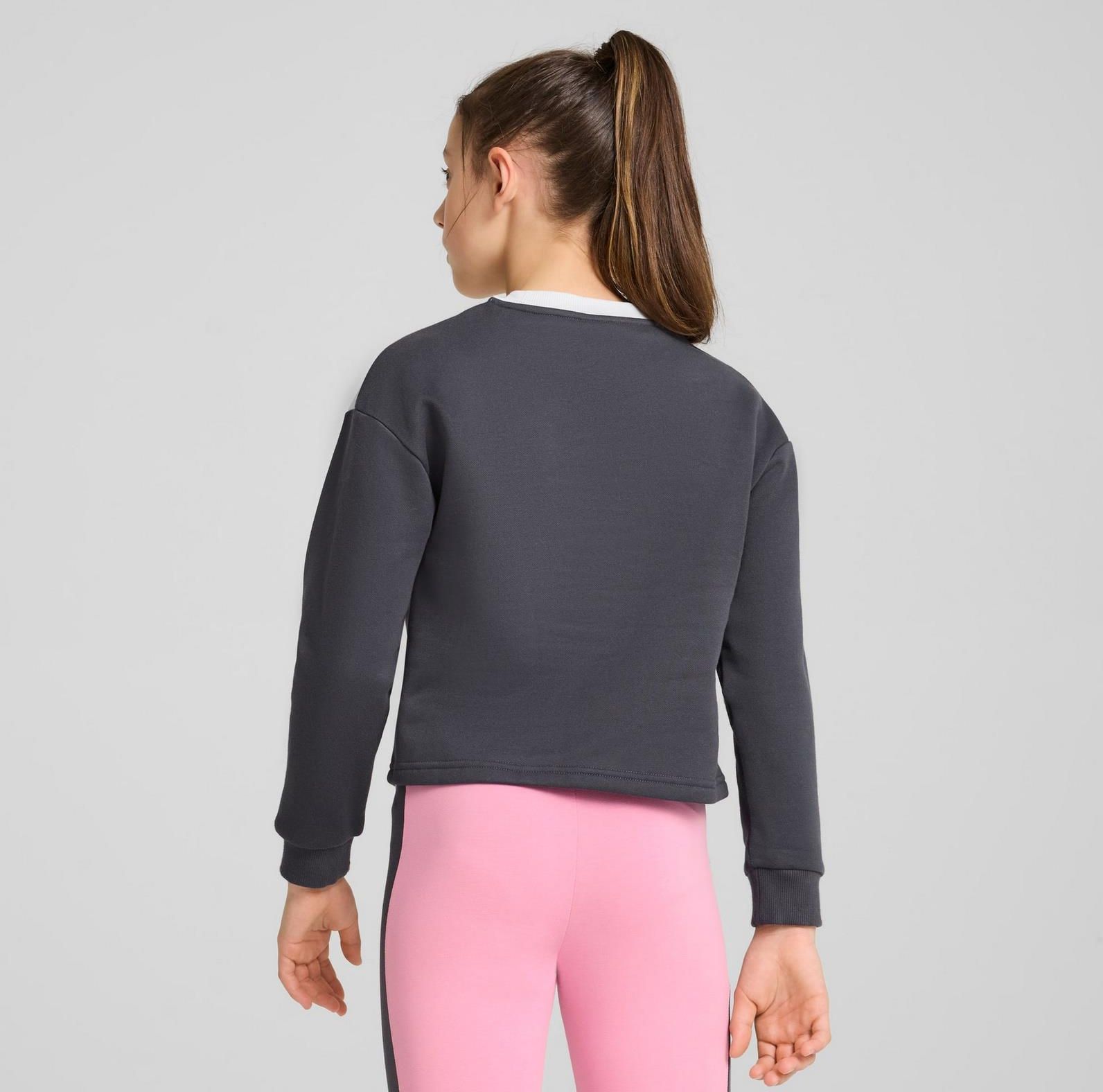 Bluza dziewczęca Puma POWER CREW FL szara 68178769 Ceny i opinie Bluza dziewczęca Puma POWER CREW FL szara 68178769 Ceny i opinie