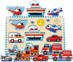 Zdjęcie Puzzle dźwiękowe - pojazdy - Maków Podhalański