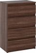 Stiv Meble Komoda Z Szufladami Dąb Wenge 60Cm