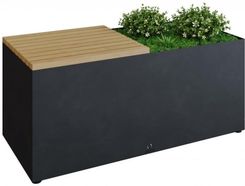 Zdjęcie Ofyr Drewniana Ławka Herb Garden Bench Black - Warka