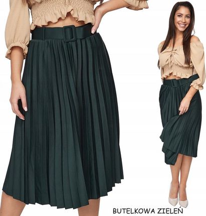 802___SPÓDNICA PLISOWANA PASEK GUMKA