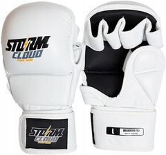 Zdjęcie Storm Cloud Stormcloud Rękawice Mma Hurricane 7Oz Sparingowe Skórzane M Białe - Baborów