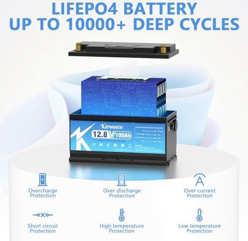 LiFePO4 Akku 270Ah 12.8V Wohnmobil & Wohnwagen mit Bluetooth | – -DE