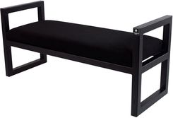 Zdjęcie Edite Ławka Industrialna Tapicerowana Czarny LGMS-2 - Biecz