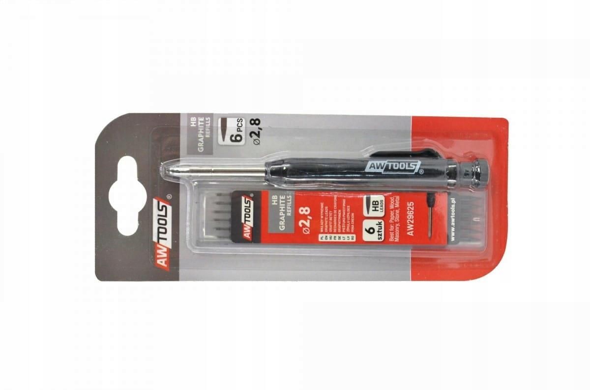 Zdjęcie Aw-Tools Awtools Ołówek Automatyczny Wkłady 6Szt. Blister - Krynki