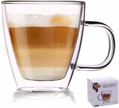 Szklanka Termiczna z Podw�jn� �ciank� Fili�anka do Kawy Herbaty Zi� 0,18L