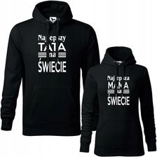 ZESTAW BLUZ PREZENT DLA RODZICÓW ROCZNICA ŚLUBU tata mama jakość cieplejsze