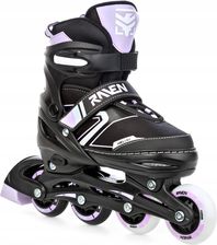 Zdjęcie Raven Rolki Regulowane Helixi Black/Violet 34-37 Kółko Led - Sandomierz