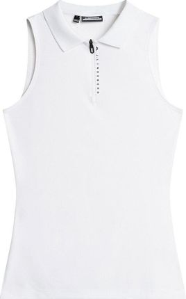 J.Lindeberg Leylo Sleeveless Top White S Koszulka Polo