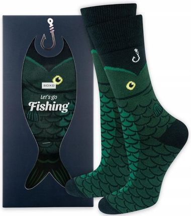 Śmieszne SKARPETKI RYBY SOXO PREZENT dla FACETA na WALENTYNKI r. 40-45