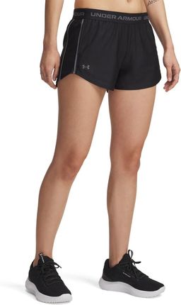 Damskie spodnie treningowe Under Armour Tech Play Up Shorts - czarne