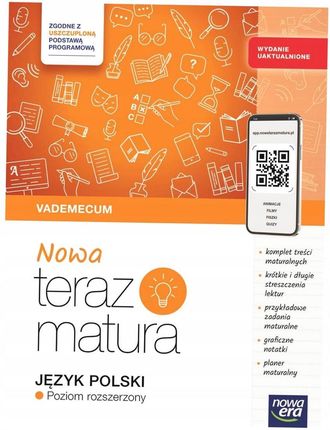 Teraz matura 2025/2026 Język polski Vademecum zakres rozszerzony
