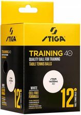 Zdjęcie Stiga Piłeczki TRAINING 40 mm White 12 szt. - Kowal