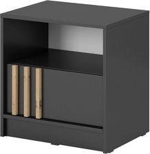 Zdjęcie Piaski Szafka Nocna Nelly S51 Grafit Lamela Artisan - Wałcz