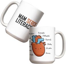 Zdjęcie Molom Kubek Mam Serce Literackie 440ml - - Oborniki