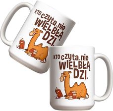Zdjęcie Molom Kubek Kto Czyta Nie Wielbłądzi 440ml - Leśna
