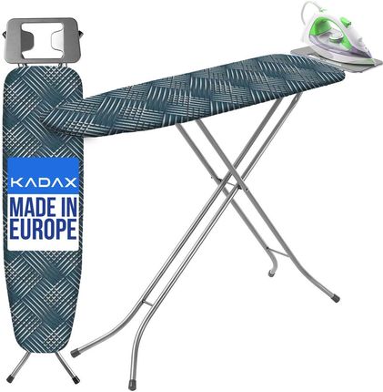 Kadax Deska Do Prasowania Standardowy Duża 110x30cm Składana Uchwyt Na Żelazko (33121)