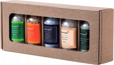 Kwatera Mydła Zestaw Soli Szotów Do Kąpieli Z Morza Martwego 5x70g