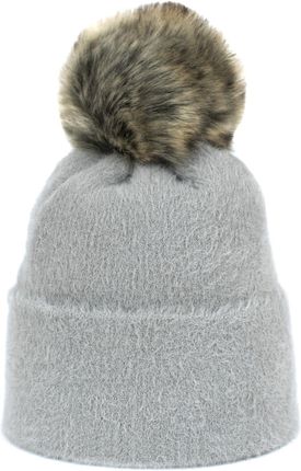 Czapka Soft Fluff Jasno Szara