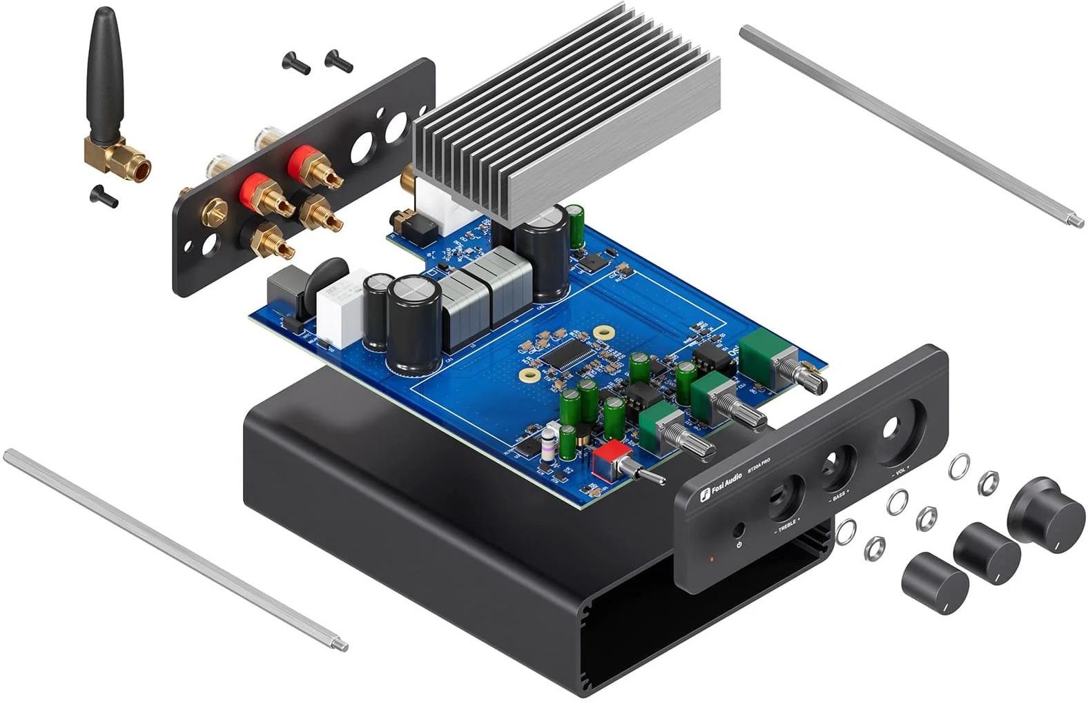 фото Підсилювач потужності Fosi Audio BT20A Pro Blue