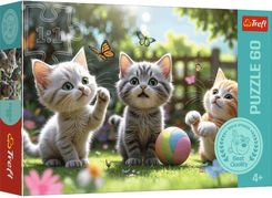 Zdjęcie Trefl Puzzle 60el. Trzy kociaki 17412 - Kępice