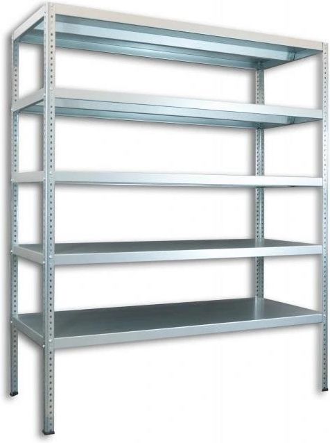 Regał magazynowy Biedrax Regał Skręcany 75x150x180 Cm, Ocynkowany - 5 ...