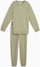 Zdjęcie Komplet dresowy dziewczęcy Puma LOUNGWEAR OVERSIZED FL zielony 68972782 - Trzebinia