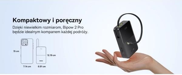 фото Зовнішній акумулятор (павербанк) Baseus EnerFill FC51 Bipow2 Pro 20000mAh Black (E0027701)