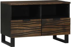 vidaXL Centra rozrywki i stoliki RTV z szuflad� z p�k� Br�zowy �redni drewno (4018009)