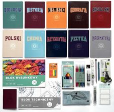 Zdjęcie Wyprawka szkolna dla klas 4-8 Interdruk 23 elementy (5902277385994) - Bartoszyce