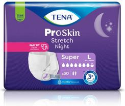 Zdjęcie TENA Stretch ProSkin Night Super L Pieluchomajtki 30szt - Zator