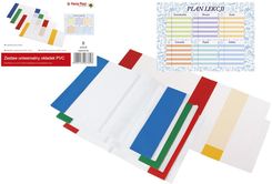 Zdjęcie Paczka okładek uniwersalnych PVC +plan lekcji - Końskie