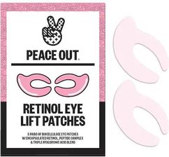 Zdjęcie PEACE OUT SKINCARE - Retinol Eye Lift Patches – Płatki pod oczy z biocelulozy - Borne Sulinowo