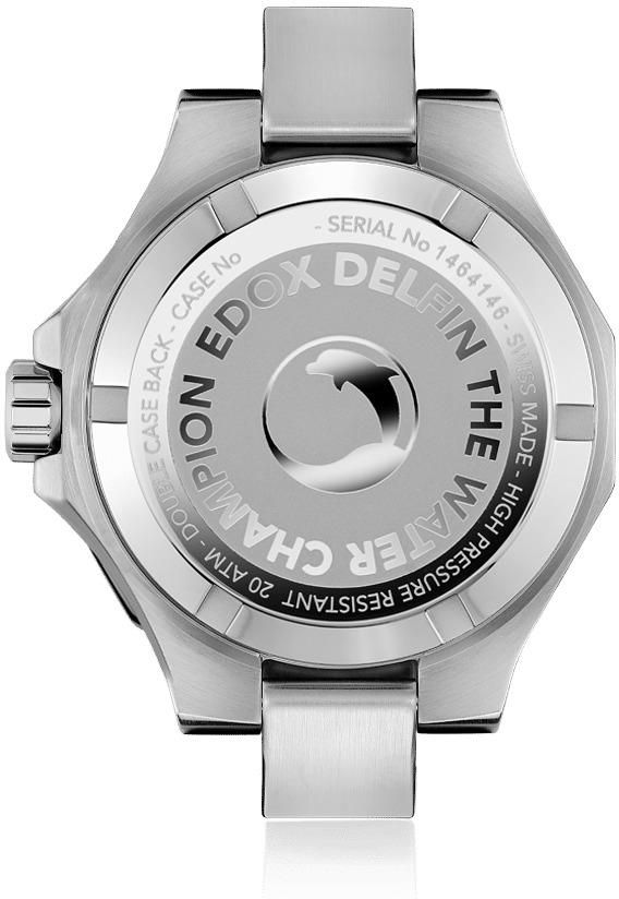 EDOX Delfin The Original Date 53021-3CA-NIN - Zegarki Męskie