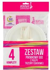 Zdjęcie Anna Zaradna Zestaw Piknik Z Trzciny Cukrowej 4Kpl - Sulejów
