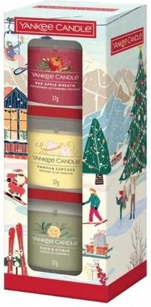 Yankee Candle 3 Mini Filled Votive Holiday Party Set Aw 25 Zestaw Świec 1Szt.