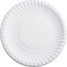 Aku Talerze Papierowe Jednorazowe Eko Talerzyki Deserowe Bia�e 18Cm 50szt.