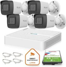Zdjęcie Hilook Zestaw Do Monitoringu 4 Kamery Ip Ipcam-B4-P 4Mp 2.8Mm (Z51991B4) - Bisztynek