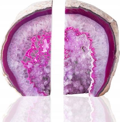 Gemour Podpórki Do Książek Z Naturalnego Kamienia 2Szt. Agat Różowy 202 Na