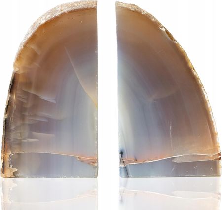 Gemour Podpórki Do Książek Z Naturalnego Kamienia 2Szt. Agat Ozdobny 501 Na