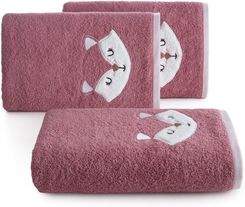 Zdjęcie Eurofirany Ręcznik Z Kapturem Baby 70 Różowy 100x100cm - Człopa