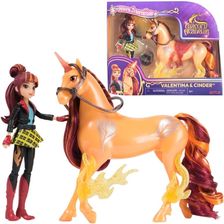 Zdjęcie Unicorn Academy Akademia Jednorożców Zestaw Figurki Valentina & Cinder Dziewczyna I Jednorożec + Akcesoria - Kamień Pomorski
