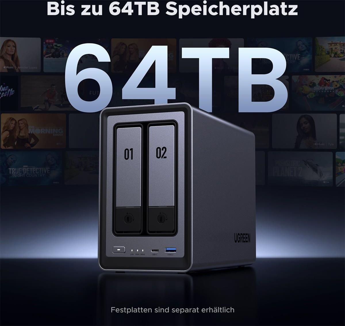 UGREEN NASync DXP2800　新品未開封 Amazon.co.jp: UGREEN NASync DXP2800 2-Bay Desktop NAS