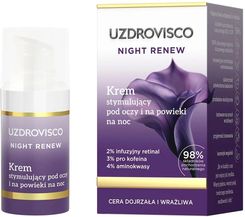 Zdjęcie Uzdrovisco Night Renew Krem stymulujący pod oczy i na powieki na noc, 15 ml - Kwidzyn