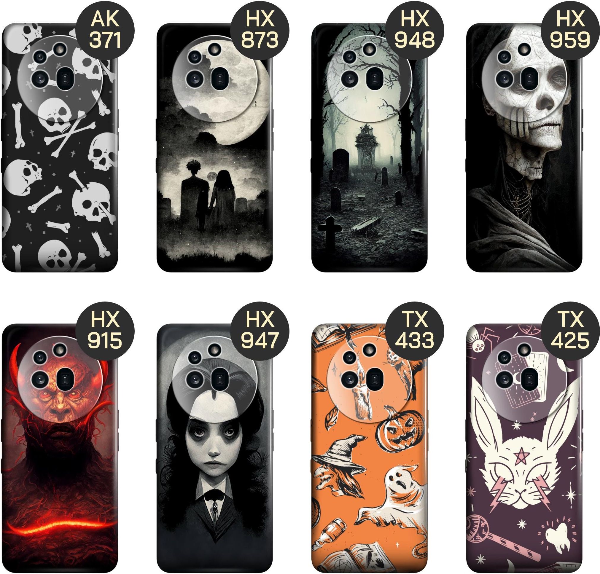 Hello Case Etui Do Nothing Phone 3A Pro Halloween Zombie Dynie Czaszki ...