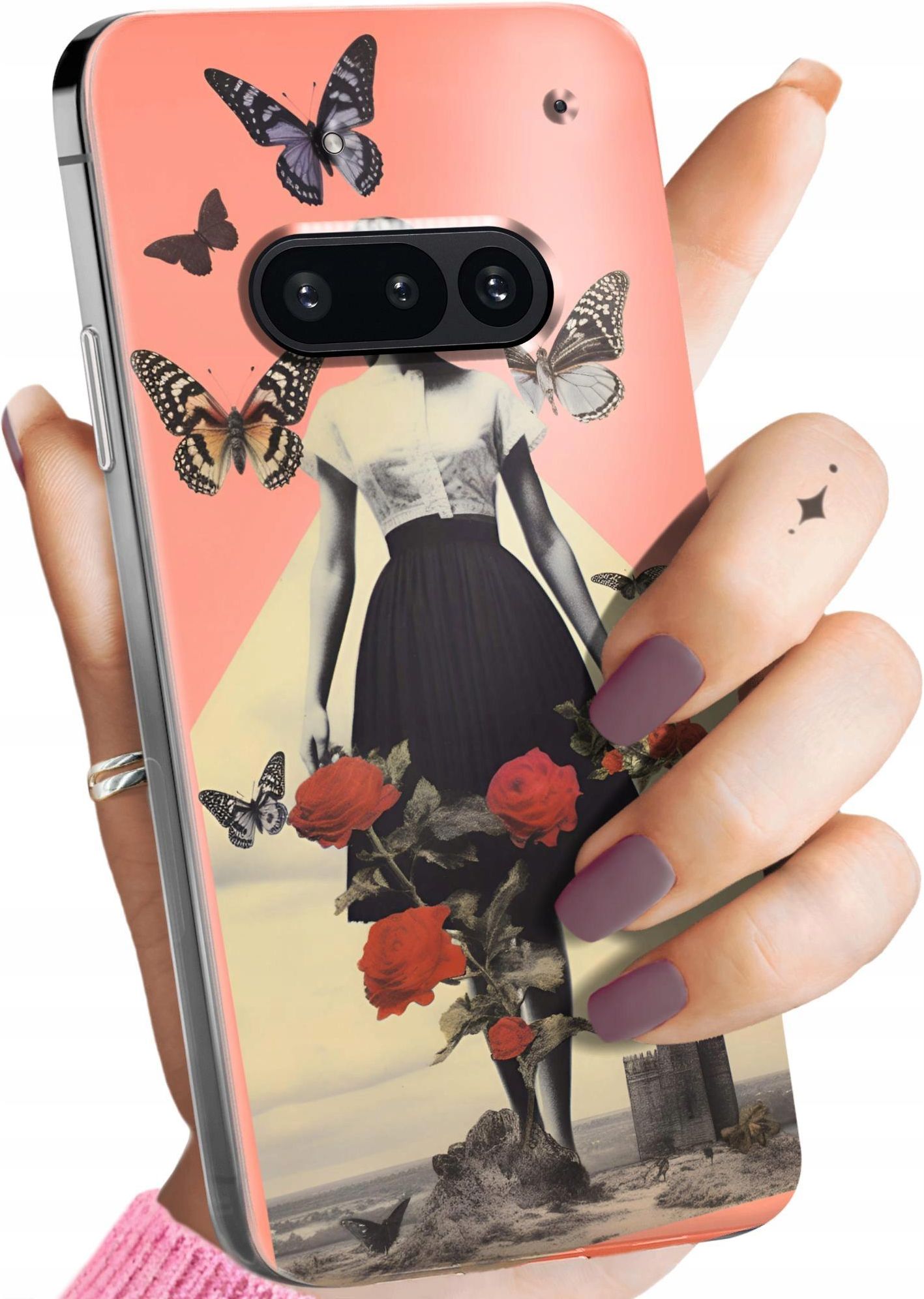 Hello Case Etui Do Nothing Phone 3A Collage Retro Vintage Obudowa ...