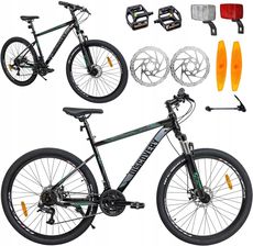 Ranking Hurtex Rower Górski Mtb Cali 21 Biegów Czarny 27,5 Jaki kupić rower - ranking Ceneo