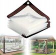 Gardenflora Plandeka Gruba Mocna Wodoodporna 2X3 Biała Płachta Mrozoodporna Uv+ 180G