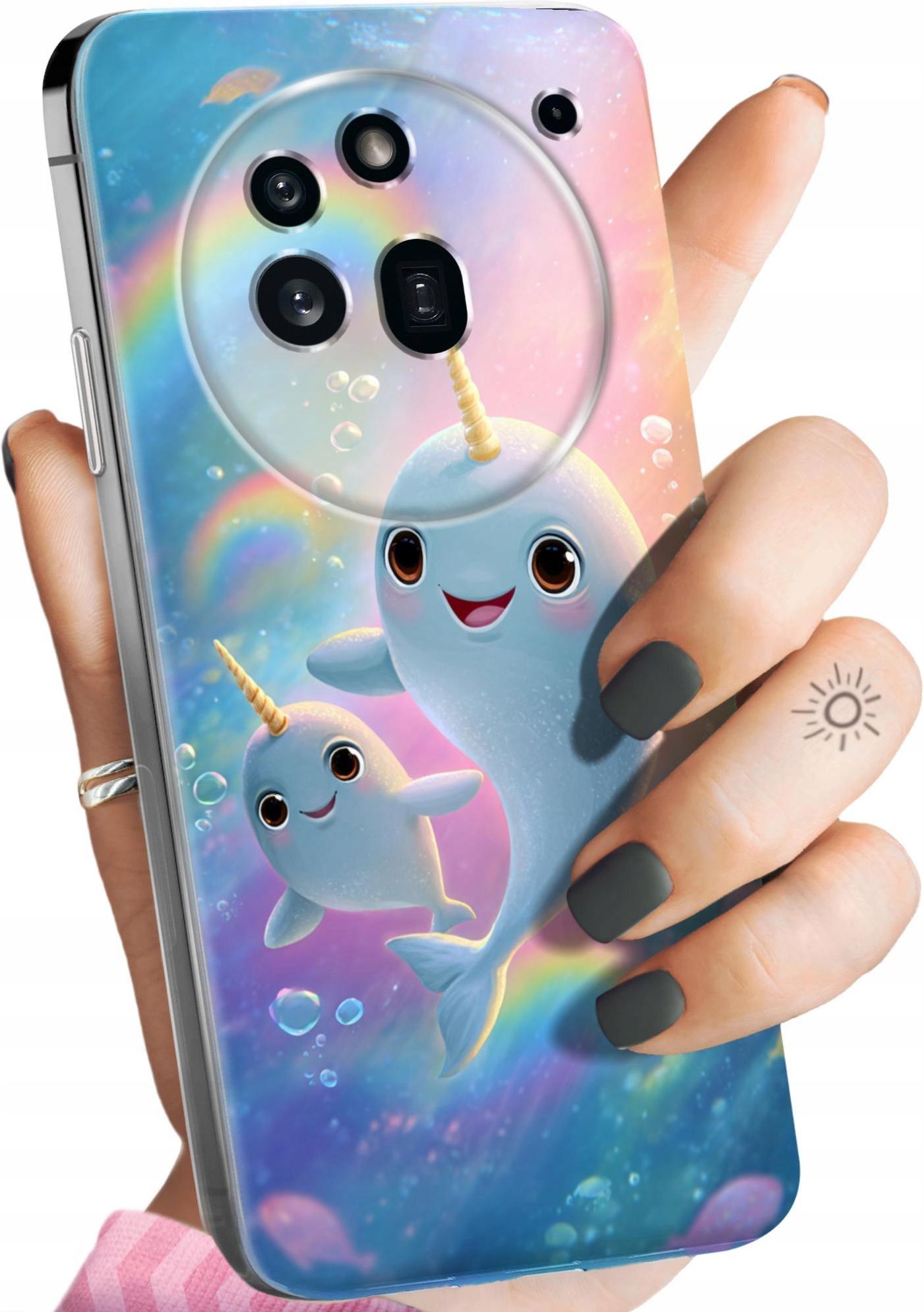 Hello Case Etui Do Nothing Phone 3A Pro Narwal Bajki Morskie Zwierzęta ...