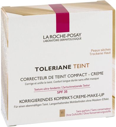 La Roche Posay Toleriane Teint Podkład korygujący w kompakcie Cera wrażliwa sucha 11 Light Beige 9 g